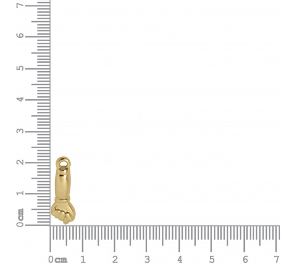 Pingente Figa Ouro 22mm