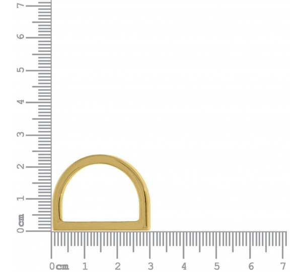 Meia Argola Ouro 30mm
