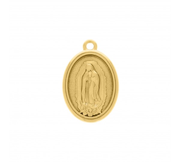 Pingente Nossa Senhora de Guadalupe Ouro 24mm