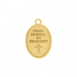 Pingente Nossa Senhora de Guadalupe Ouro 24mm