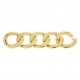 Argolas Montadas para Colar Ouro 142mm
