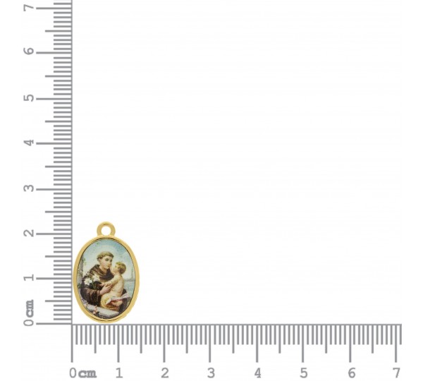 Pingente Santo Antônio Ouro 23mm