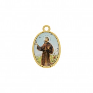 Pingente São Francisco de Assis Ouro 23mm