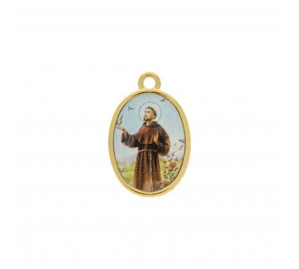 Pingente São Francisco de Assis Ouro 23mm