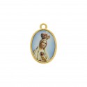 Pingente Nossa Senhora de Fátima Ouro 23mm