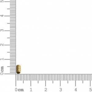 Passador Ouro Trabalhado 6mm