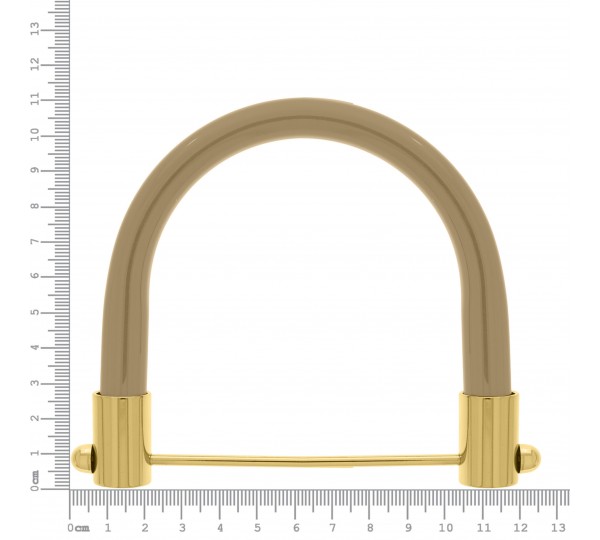 Alça para Bolsa Cairo com Ouro 125mm