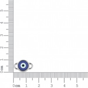 Passa Tira Olho Grego Níquel 16mm