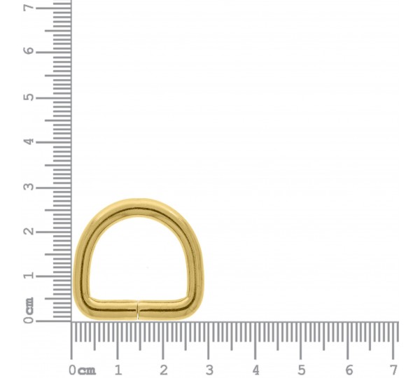 Meia Argola Ouro 20mm