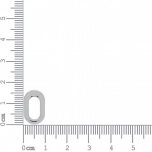 Base para Brinco Oval Níquel 17mm