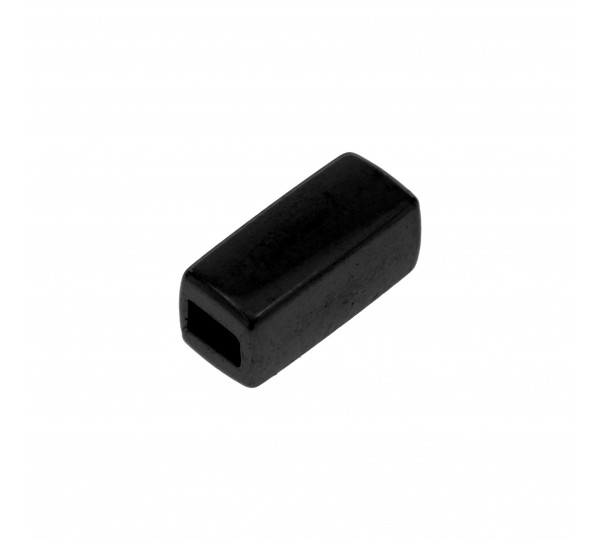 Passador Retangular Preto 12mm