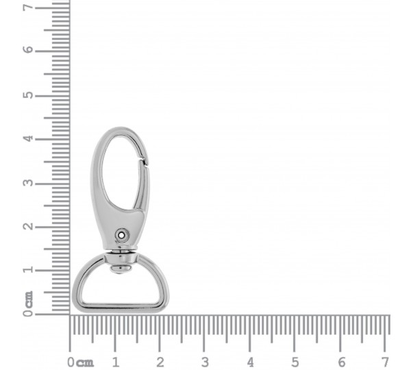 Mosquetão Níquel 43mm com Abertura 18mm