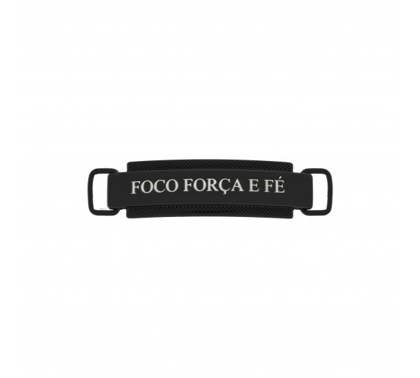 Bridão Foco Força e Fé Preto Fosco 94mm