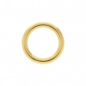 Argola Redonda Ouro 28mm