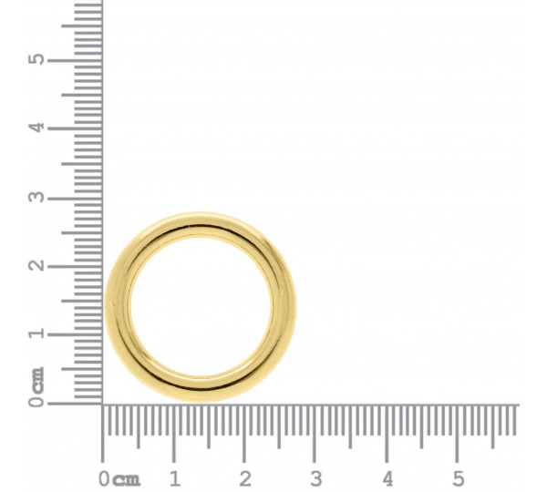 Argola Injetada Ouro 28mm