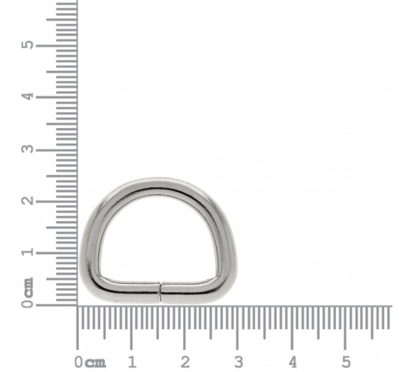 Meia Argola Níquel 20mm