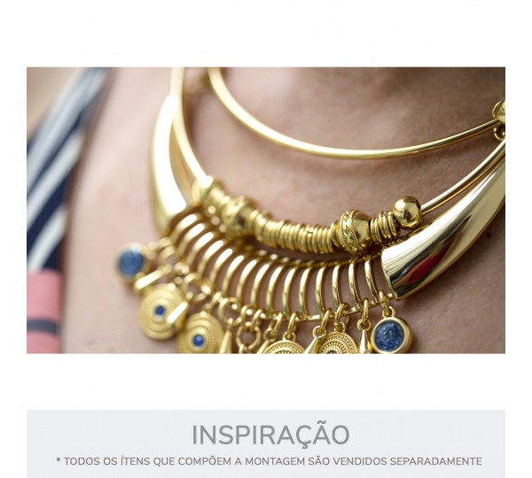 Base para Colar Ouro 119mm