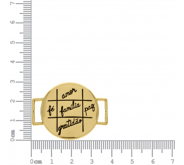 Passa Tira Desejos Ouro 39mm