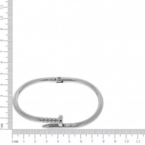 Pulseira Masculina Níquel 65mm