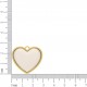 Pingente Coração Ouro com Pérola 27mm