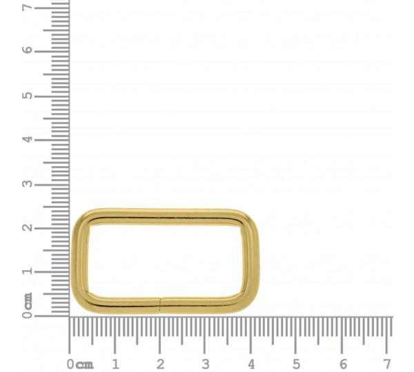 Argola para Bolsa Quadrada Ouro 35mm