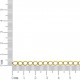 Corrente Ouro 0,65mm de Espessura com Elo de 5,20mm