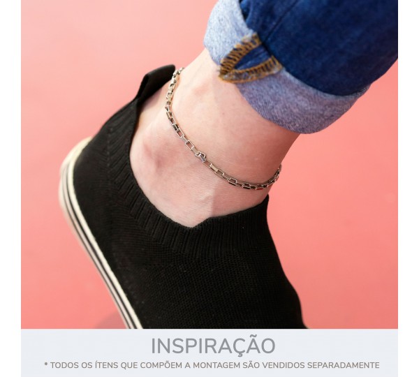 Corrente Elo Cartier Níquel 3mm