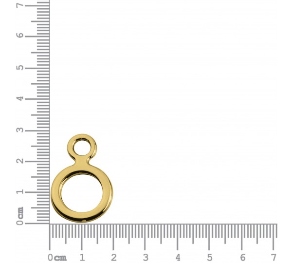 Puxador Redondo Ouro 29mm