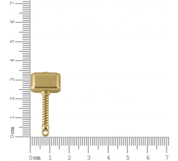 Pingente Martelo Ouro 34mm