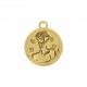 Pingente Medalha Mulher Ouro 24mm