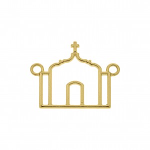 Pingente Igreja Trancoso Ouro 32mm