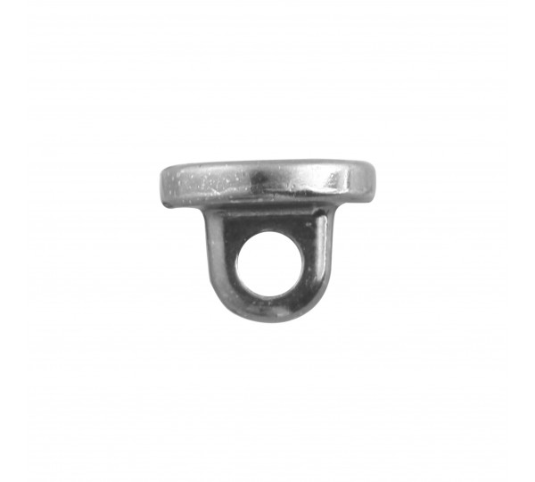 Botão Redondo Liso Níquel 9mm