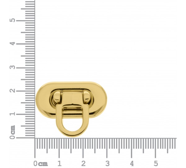 Fecho Oval para Bolsa Ouro 30mm