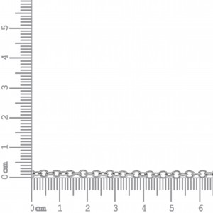Corrente Níquel 0,30mm de Espessura com Elo de 2mm