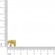 Passador Elefante Ouro com Strass 13mm