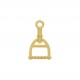 Pingente Estribo Ouro 19mm