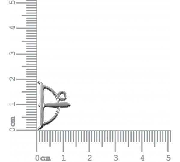 Pingente Ferramenta Oxóssi Níquel 19mm