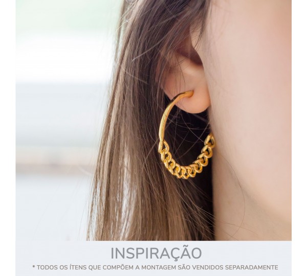 Brinco Argola Ouro 37mm