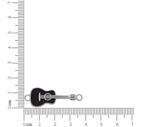 Passa Tira Violão Níquel com Azul 38mm