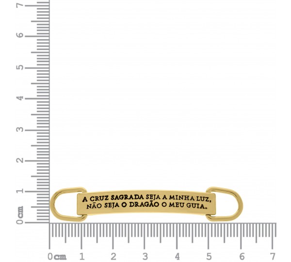 Bridão Oração de São Bento Ouro 43mm