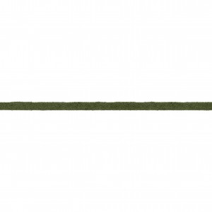 Tira Chata Verde Musgo de Camurça 3mm