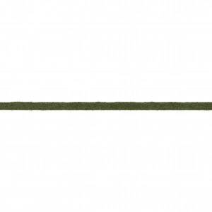 Tira Chata Verde Musgo de Camurça 3mm