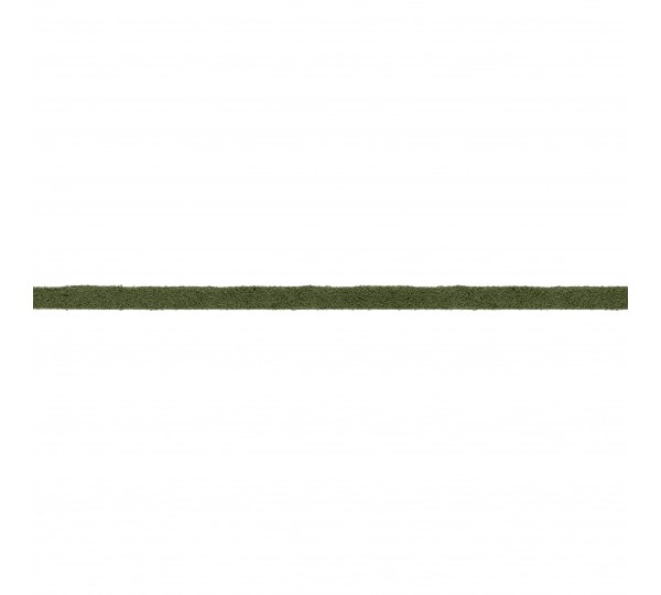 Tira Chata Verde Musgo de Camurça 3mm