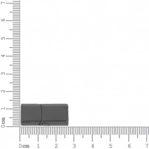 Fechamento Imã Retangular Grafite 30mm