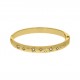 Pulseira Ouro com Strass 68mm