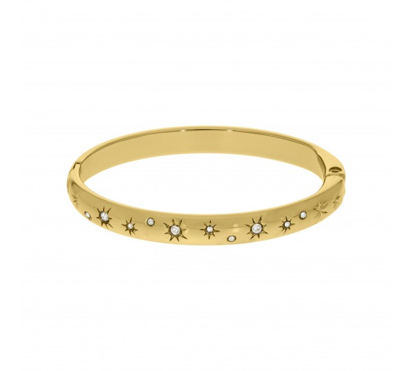 Pulseira Ouro com Strass 68mm