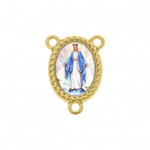 Pingente Nossa Senhora das Graças Ouro 26mm