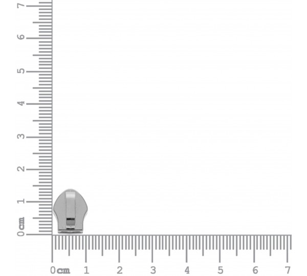 Cursor Zíper Nylon Níquel 5mm