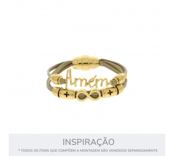 Entremeio Ouro 6mm