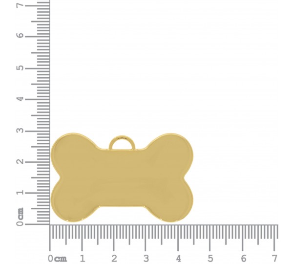 Pingente Osso Ouro 45mm